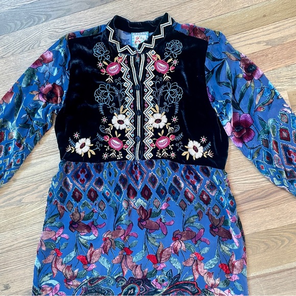 Johnny Was Clara Gwyneth burnout dress sz small - Picture 6 of 16